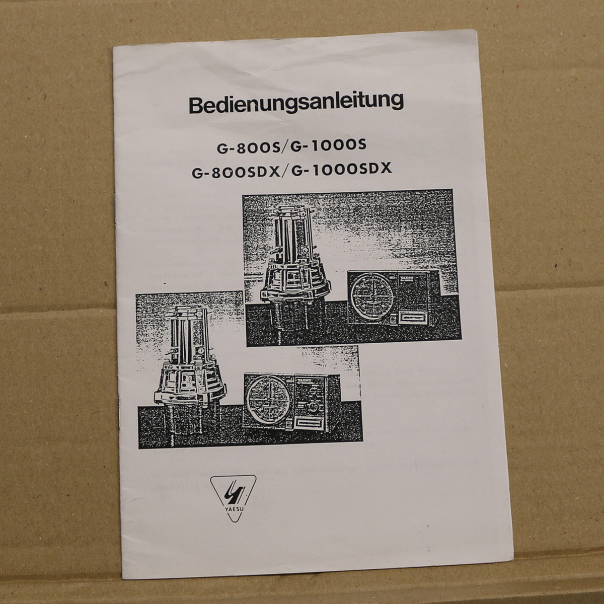 Yaesu G-800S G-1000S Bedienungsanleitung