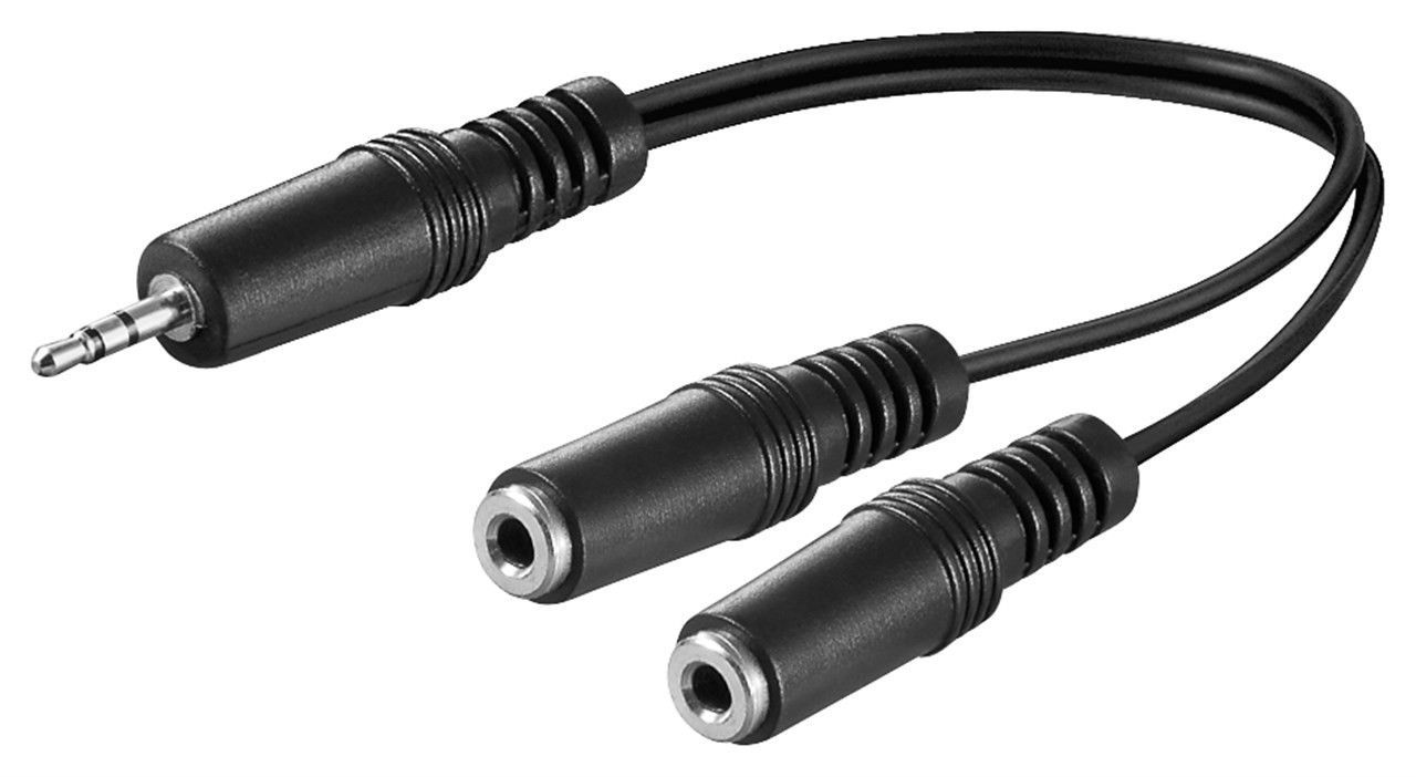 Klinkenstecker Y-Kabel 3,5mm