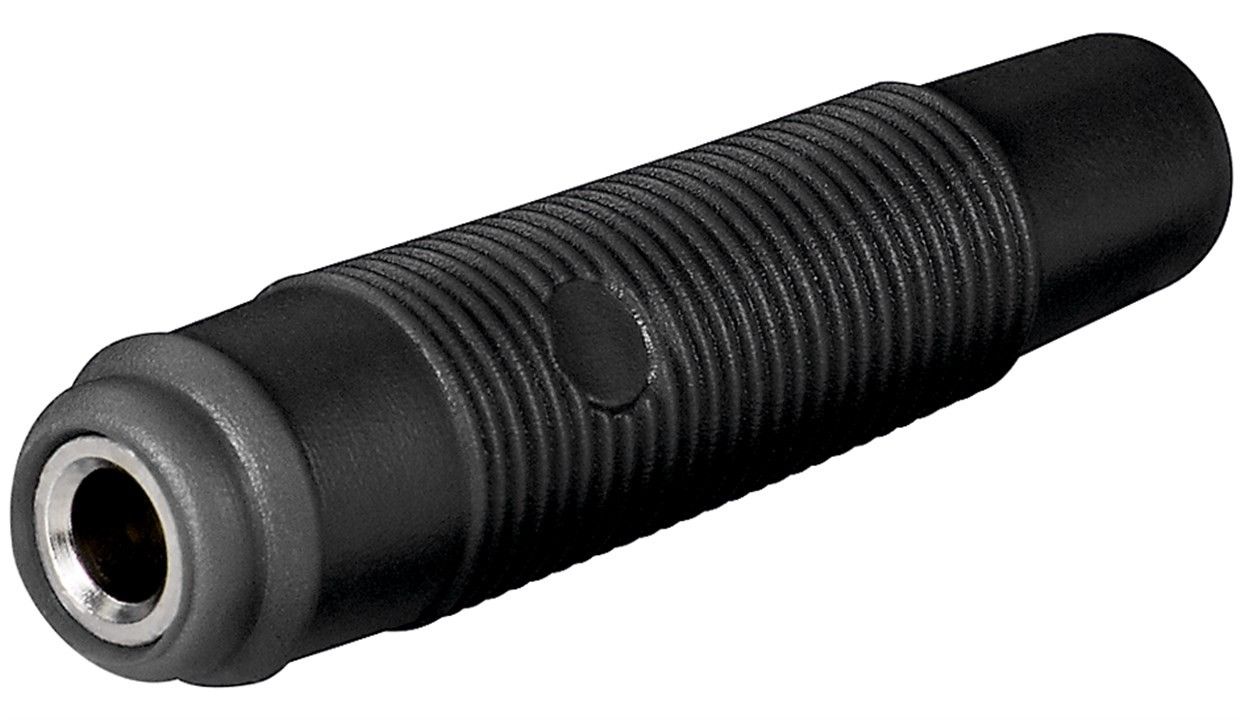 SKS Hirschmann Bananenbuchse Kupplung schwarz