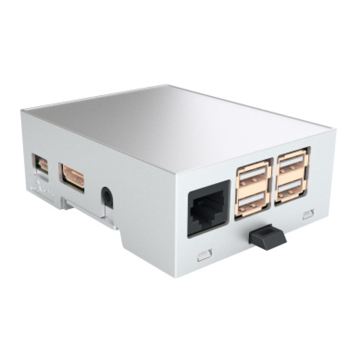 Hutschienengehäuse / DIN Rail KIT 4M XTS COMPACT für Raspberry Pi 3