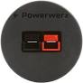 Anderson PowerPole® Einbaurahmen rund Ø 3cm (ein Stecker)