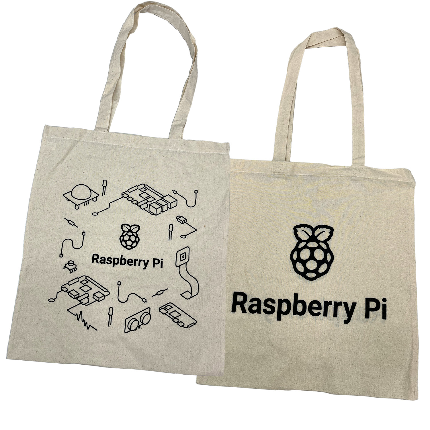 Raspberry Pi Baumwolltasche