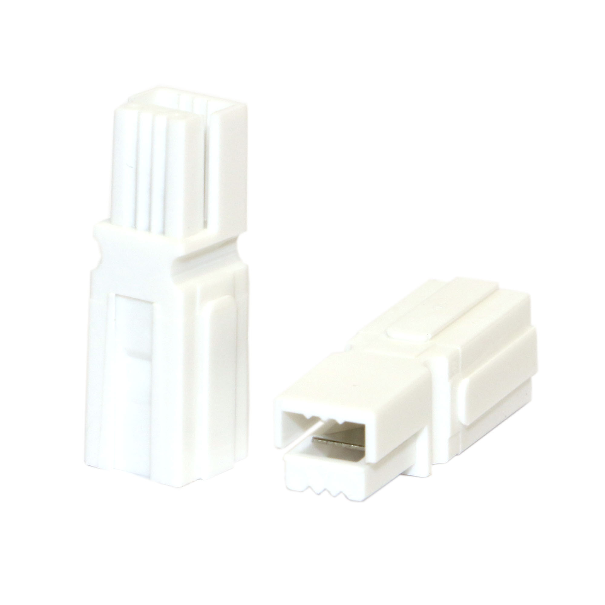 Anderson PowerPole® Gehäuse weiß mit Fingerschutz