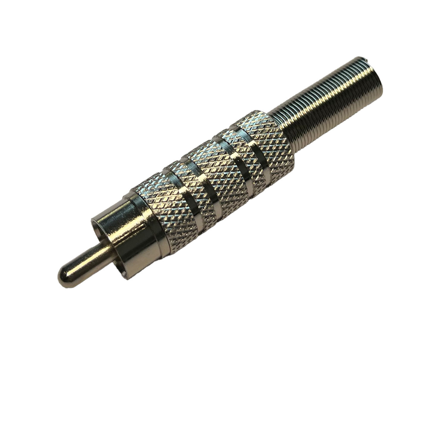 Cinchstecker Metallausführung