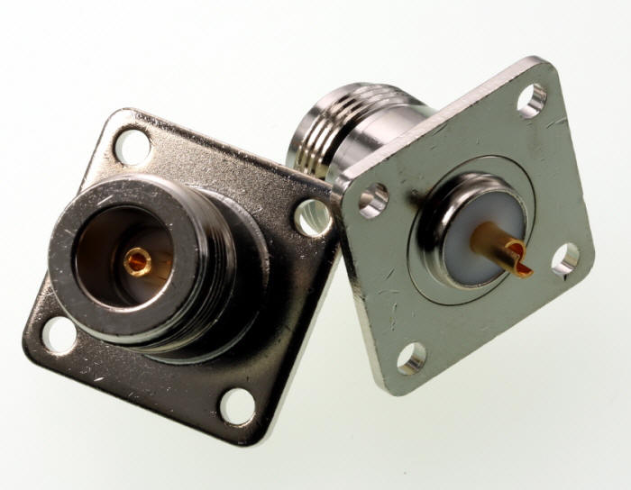 N-Einbaubuchse mit Zollflansch