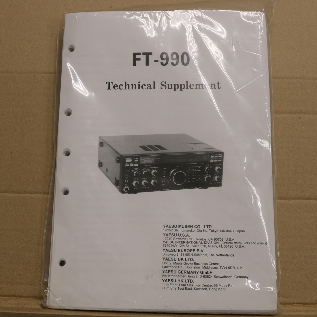 Yaesu FT-990 Technical Supplement