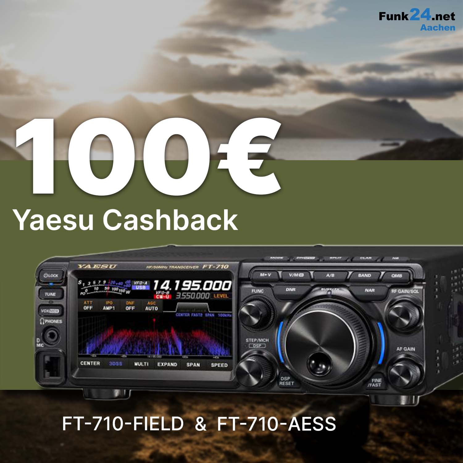 Yaesu FT-710 AESS SDR HF-Transceiver
