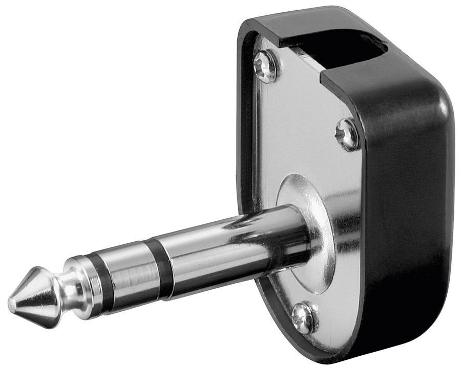 6,35 mm Klinkenstecker 3-polig gewinkelt