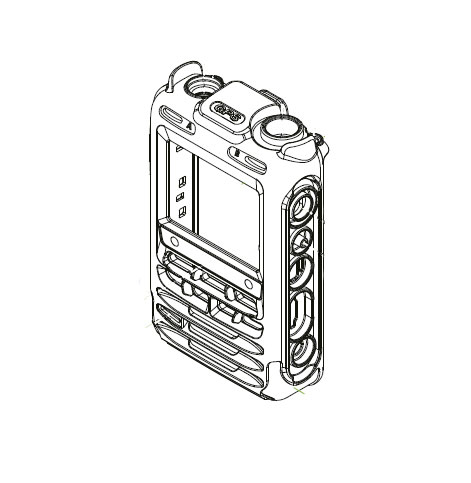 Yaesu RA639450A Fronty Case Assy Yaesu FT-5