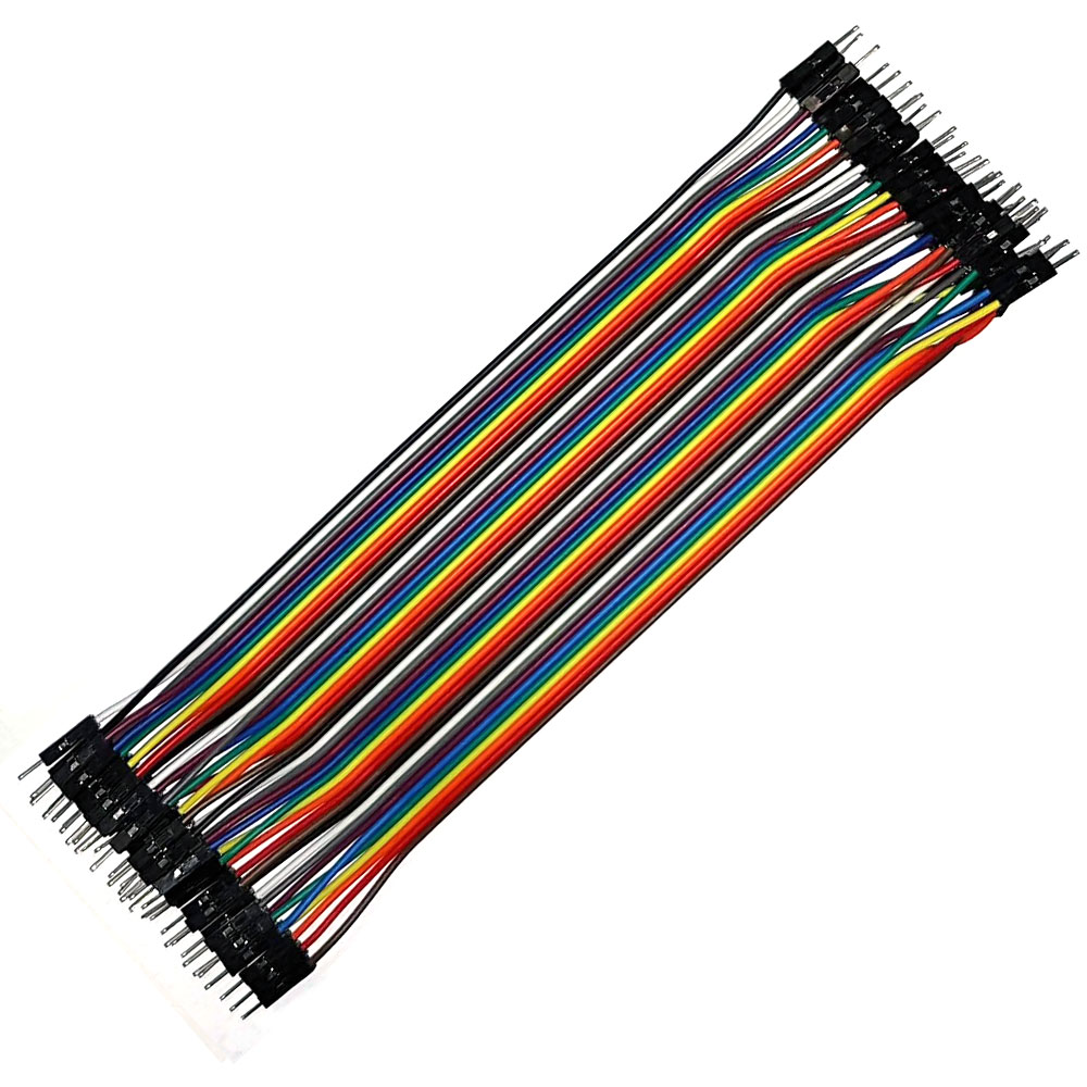 40 Stk. Jumper-Kabel male/male, länge 20cm