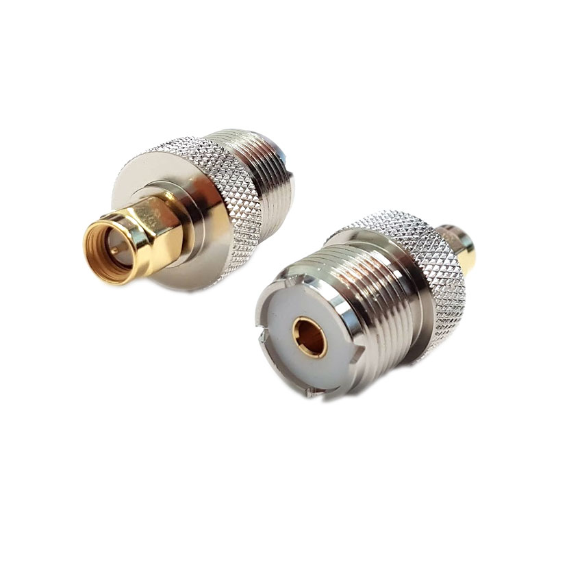 Adapter UHF-/PL-Buchse / SMA-Stecker