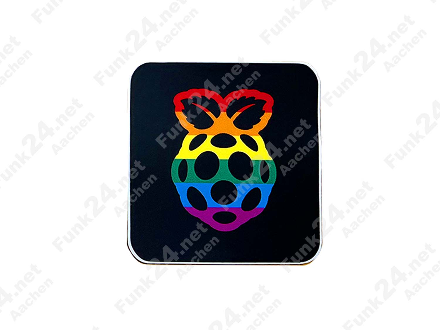 Raspberry Pi Aufkleber / Sticker "Regenbogen 2"
