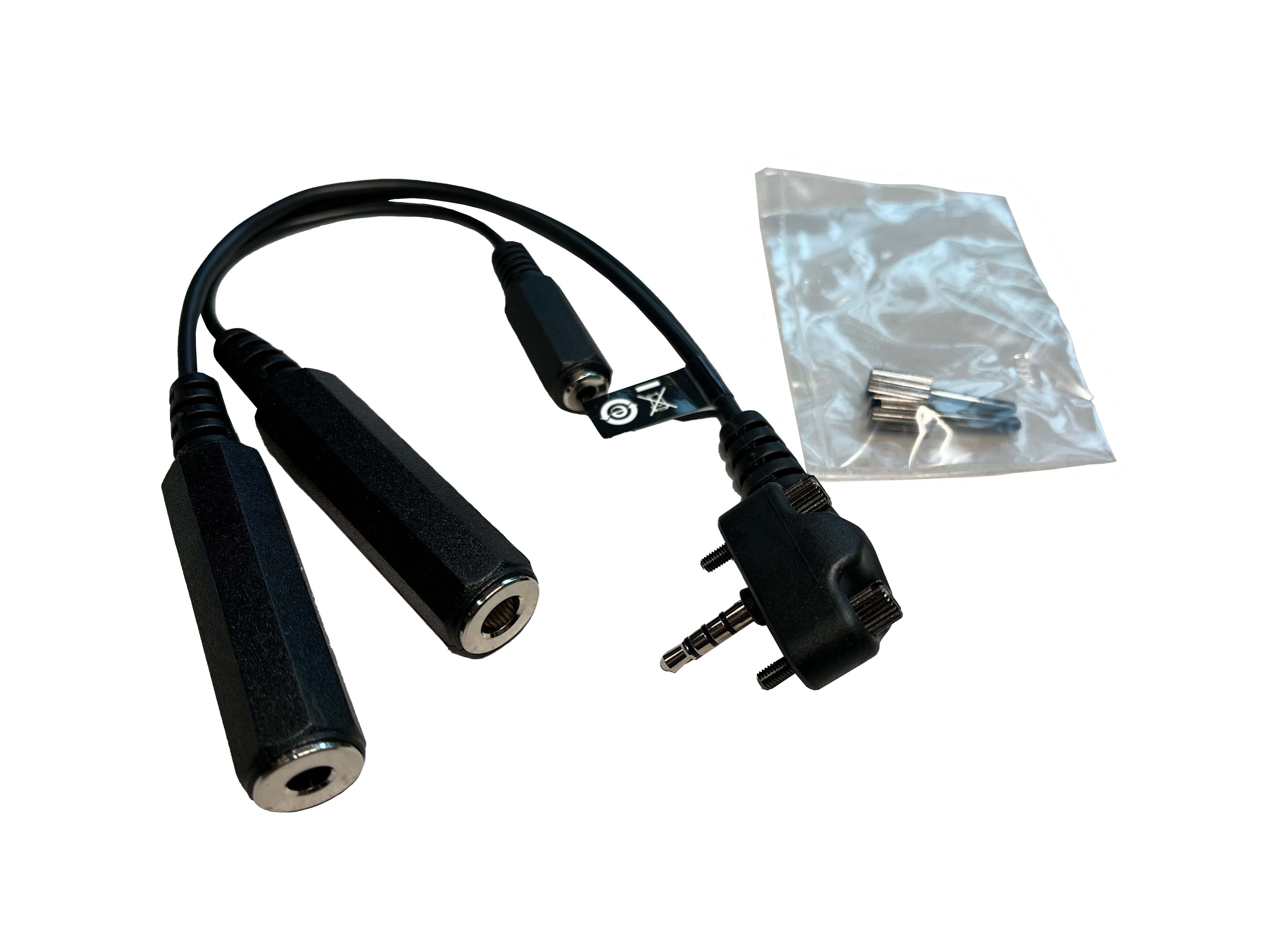 Yaesu SCU-42 (SCU-15) Headset Adapter Kabel mit PTT