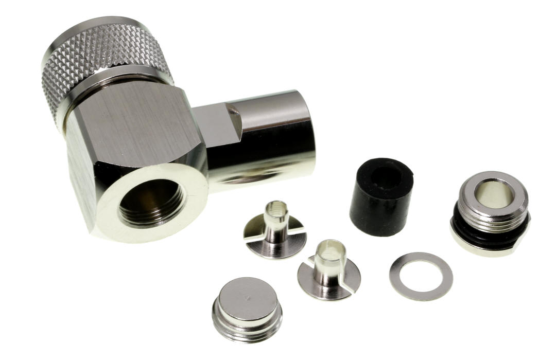 UHF- Winkelstecker für 5-6 mm Koaxialkabel