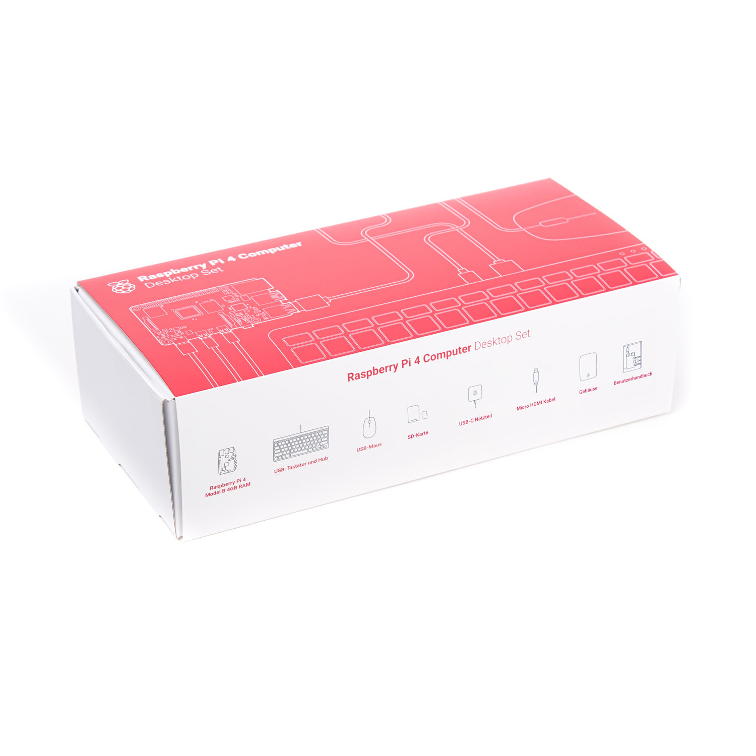offizielles Raspberry Pi 4 2GB Desktop Kit