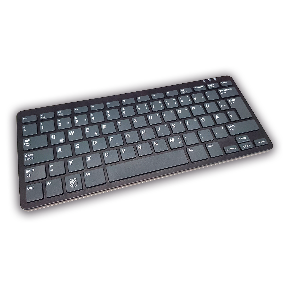 offizielle Raspberry Pi Tastatur schwarz/grau