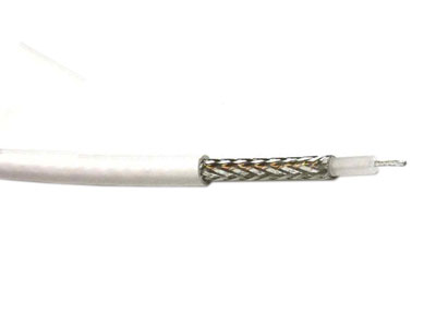 Koaxialkabel RG58 C/U weiß