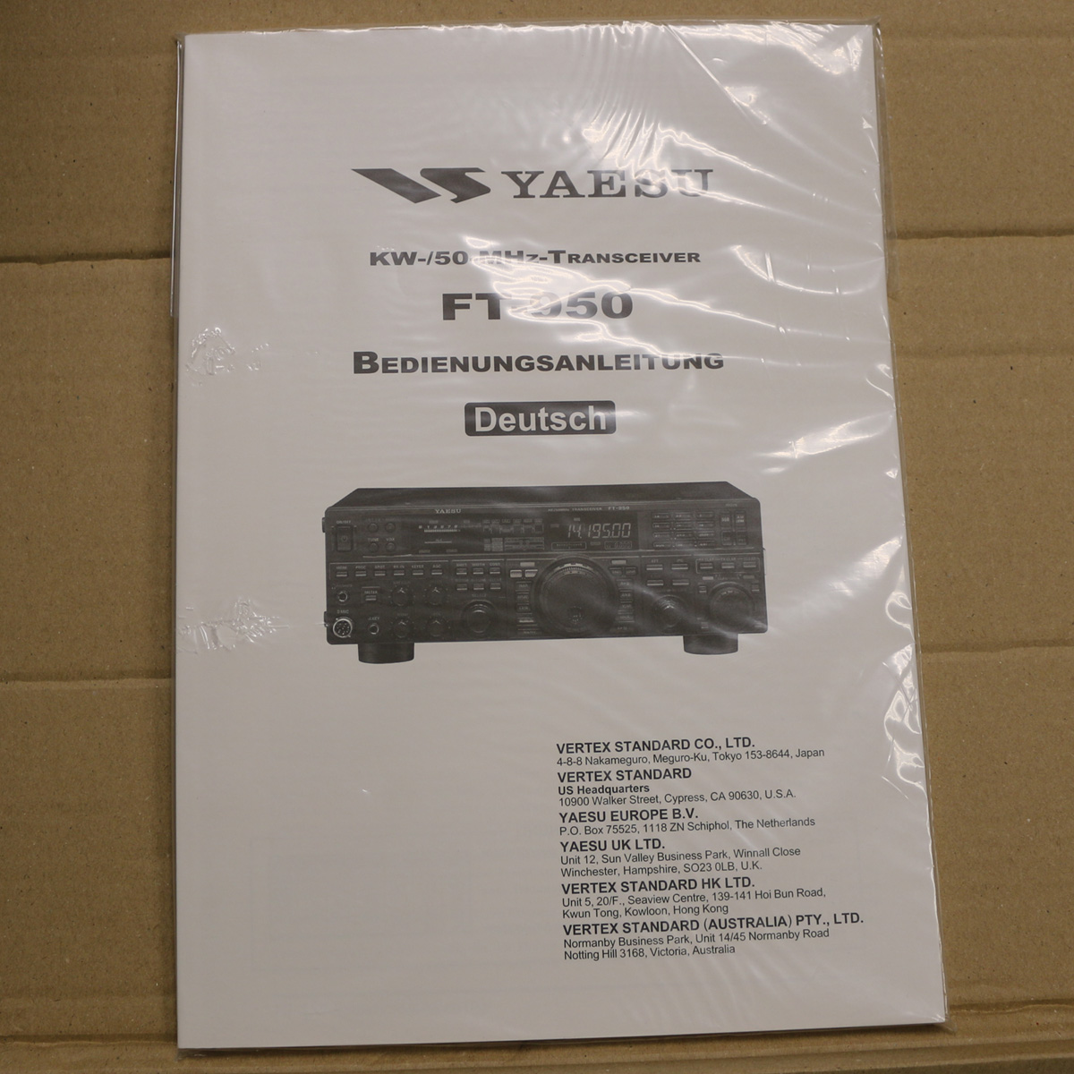 Yaesu FT-950 Bedienungsanleitung