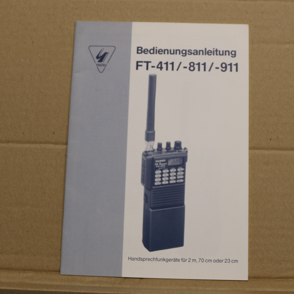 Yaesu FT-411/FT-811/FT-911 Bedienungsanleitung