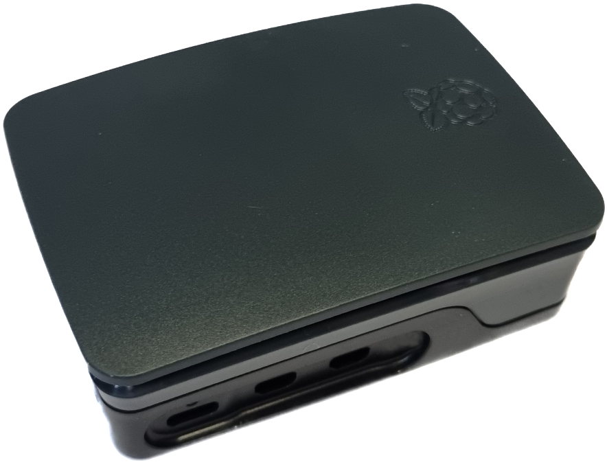 Raspberry Pi 5 Gehäuse für Pi 5 schwarz/grau