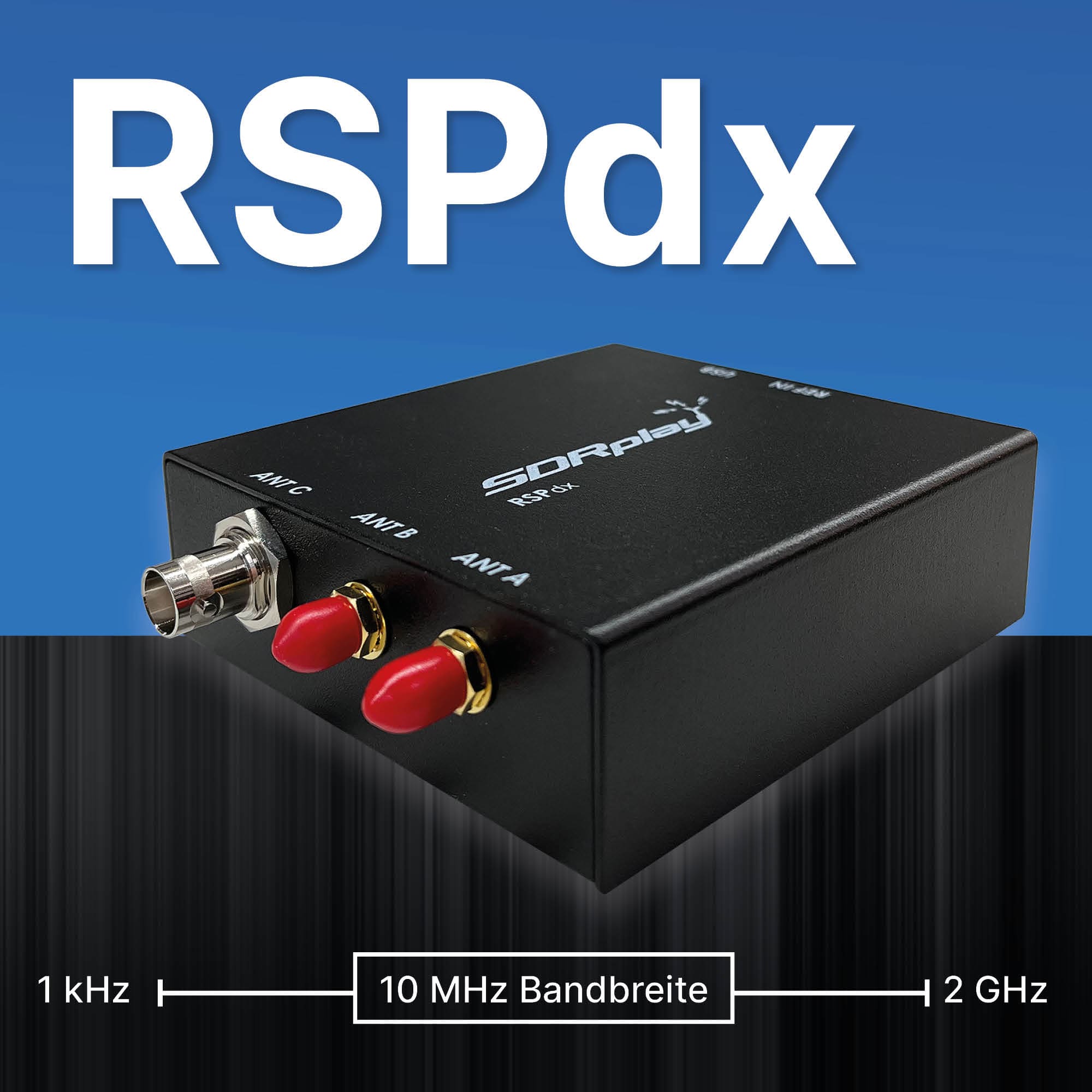 SDRplay RSPdx SDR-Empfänger 1 kHz bis 2 GHz