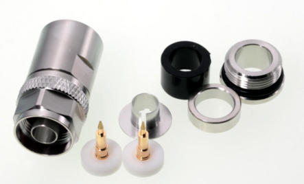 N-Stecker (lötfrei) für 10mm Ecoflex, Aircom u.a.