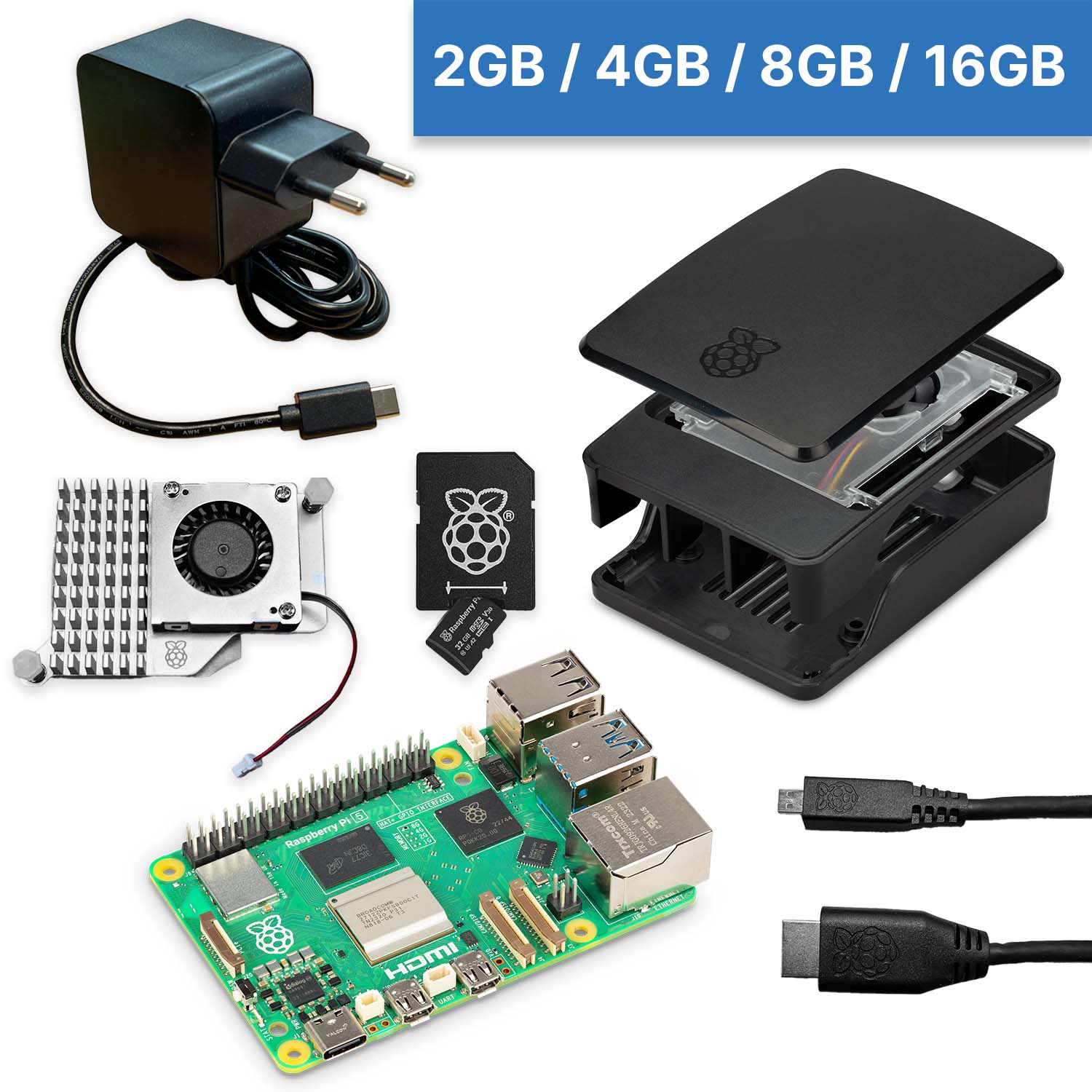 Raspberry Pi 5 "XL-Bundle" schwarz