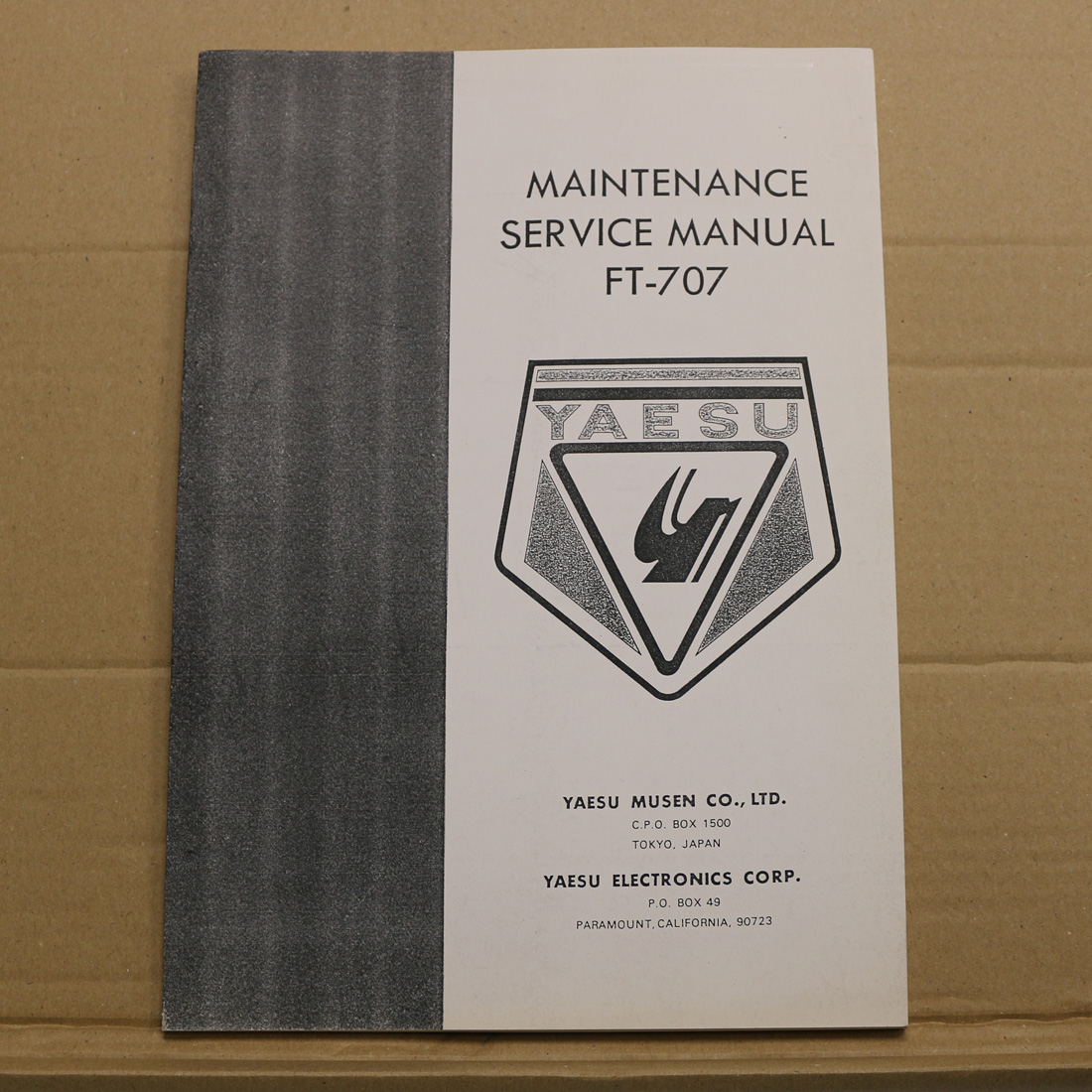 Yaesu FT-707 Maintenance SM