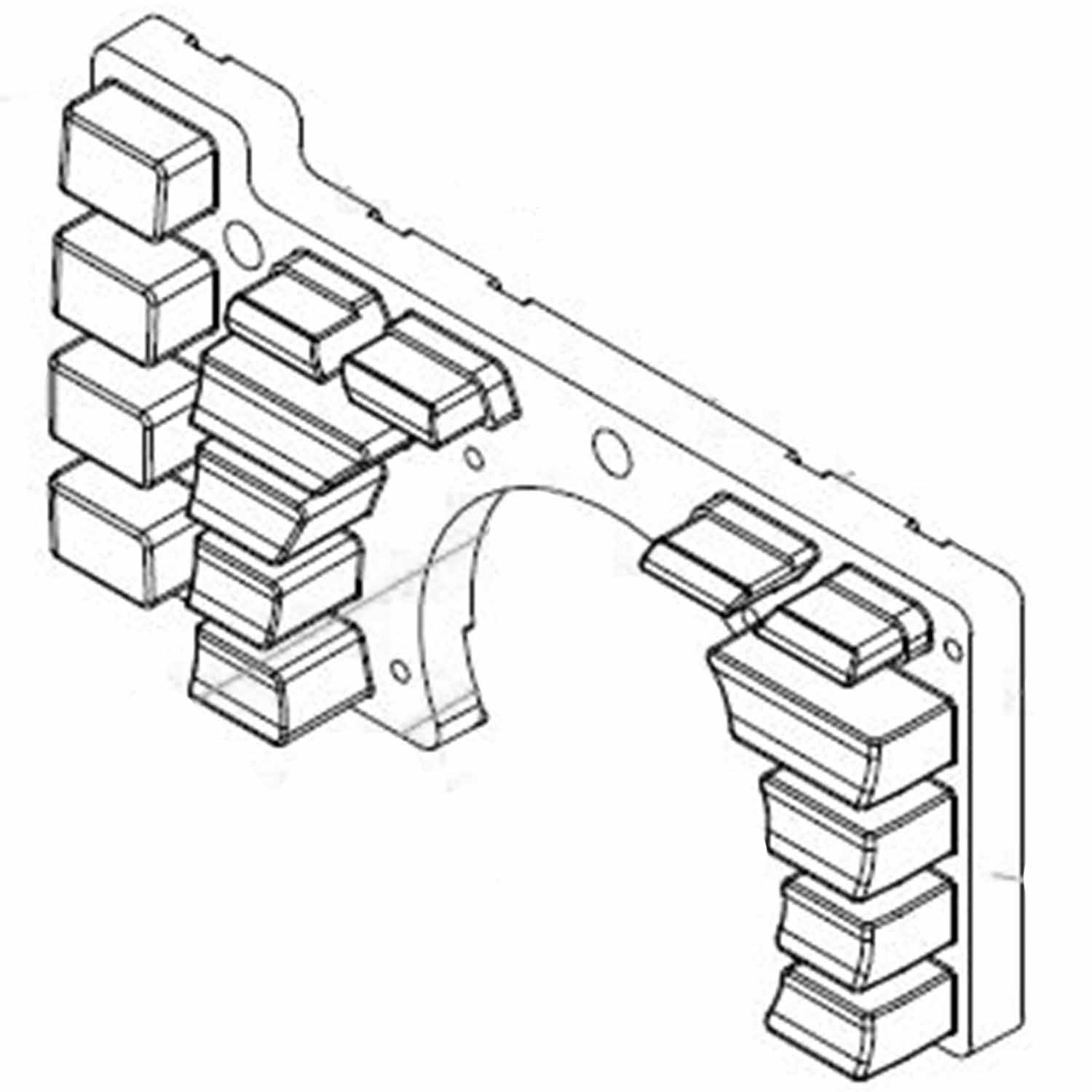 YAESU RA6003600 RUBBER KNOB / KEY PAD