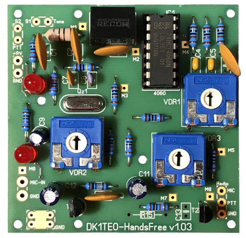 DK1TEO HandsFree Funk KFZ-Freisprech Bausatz