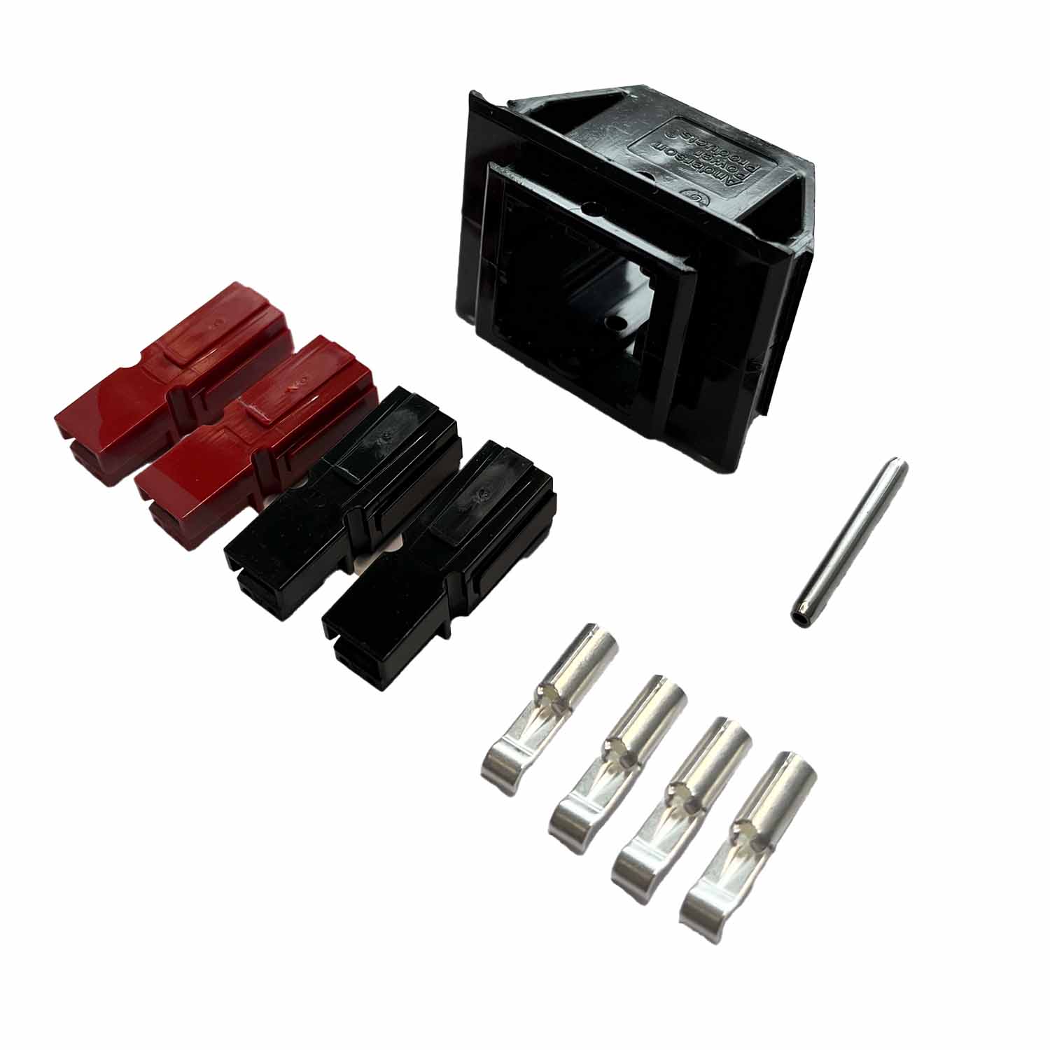 Anderson PowerPole® SnapIn Einbaurahmen, 4er, mit Steckern & Kontakten 30A