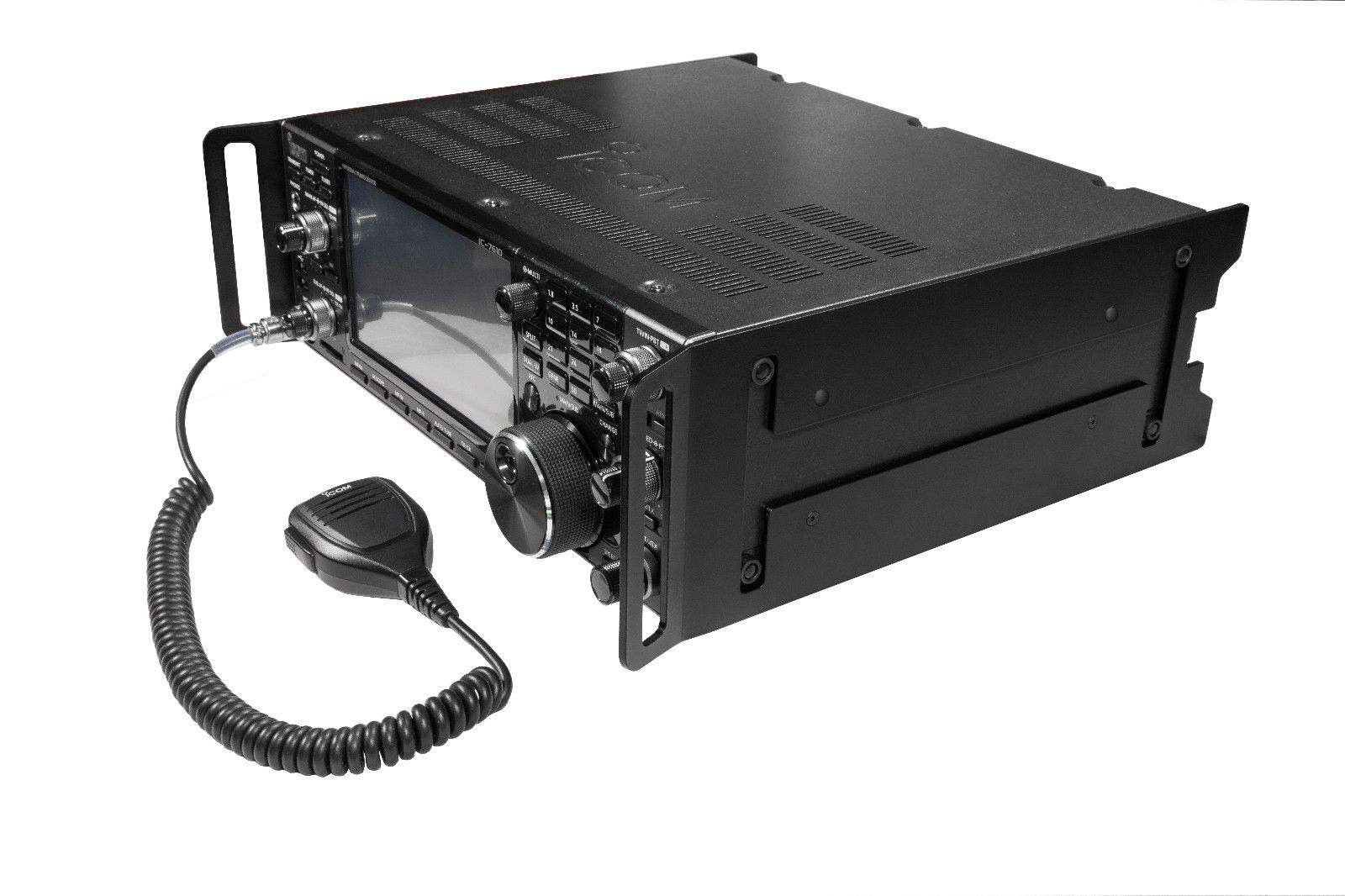 Seitengriffe für Icom IC-7610, gewinkelt