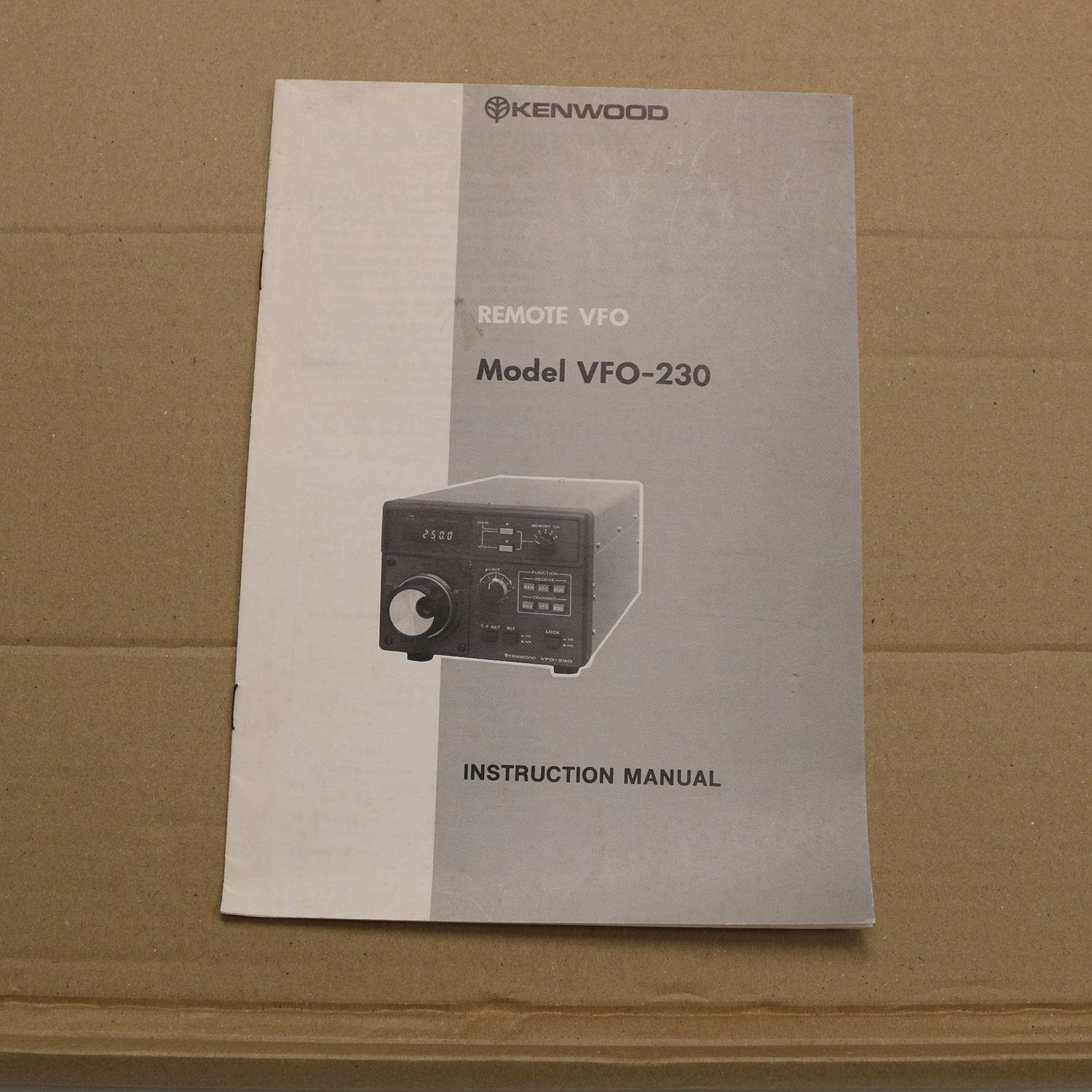 Kenwood VFO-230 Instruction Manual