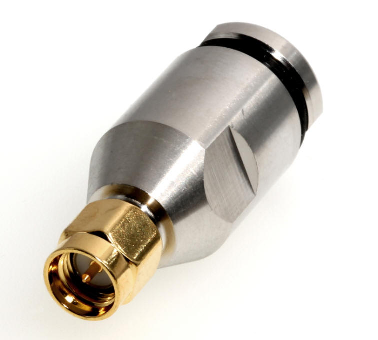 SMA-Stecker für 7mm Koaxialkabel, z.B. Aircell 7 u.a.