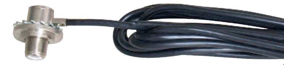 Team PL-Einbaufuß inkl. 3,5 Meter Antennenkabel