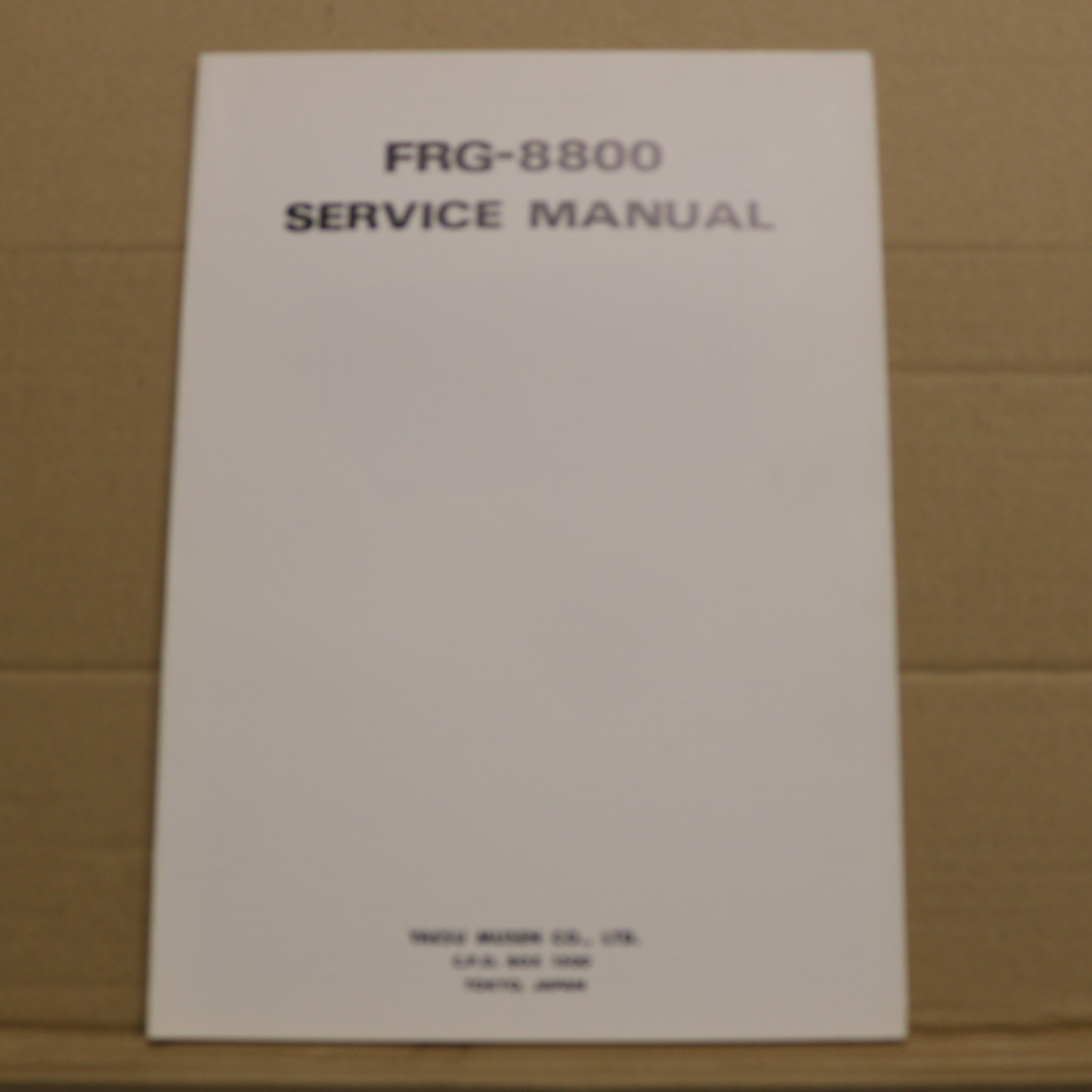 Yaesu FRG-8800 Service Manual