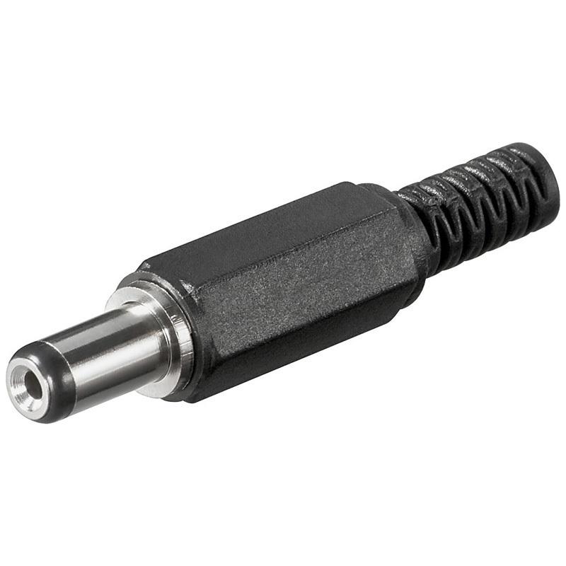 DC-Hohlstecker mit Knickschutz 1,7 x 4,75 mm