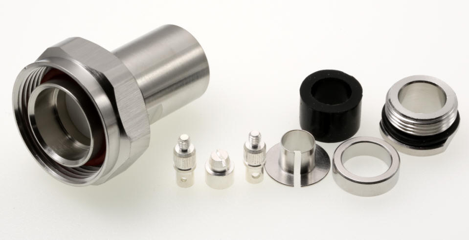 7/16 HF-Stecker für 10mm Koaxialkabel, z.B. RG213, Aircom Plus u.a.