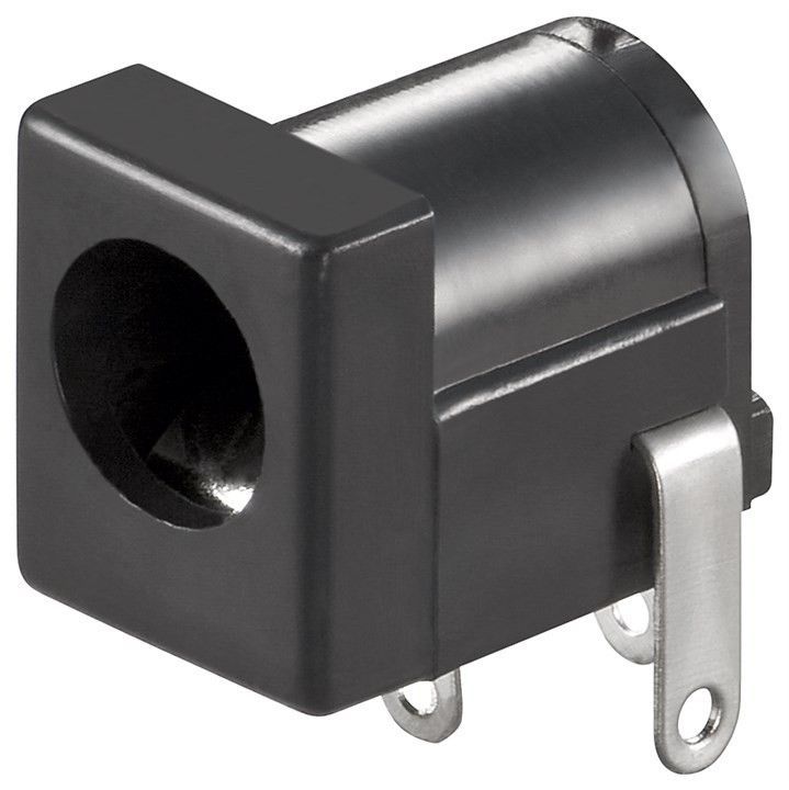 Hohlstecker / DC-Stecker Einbaubuchse 2,1mm