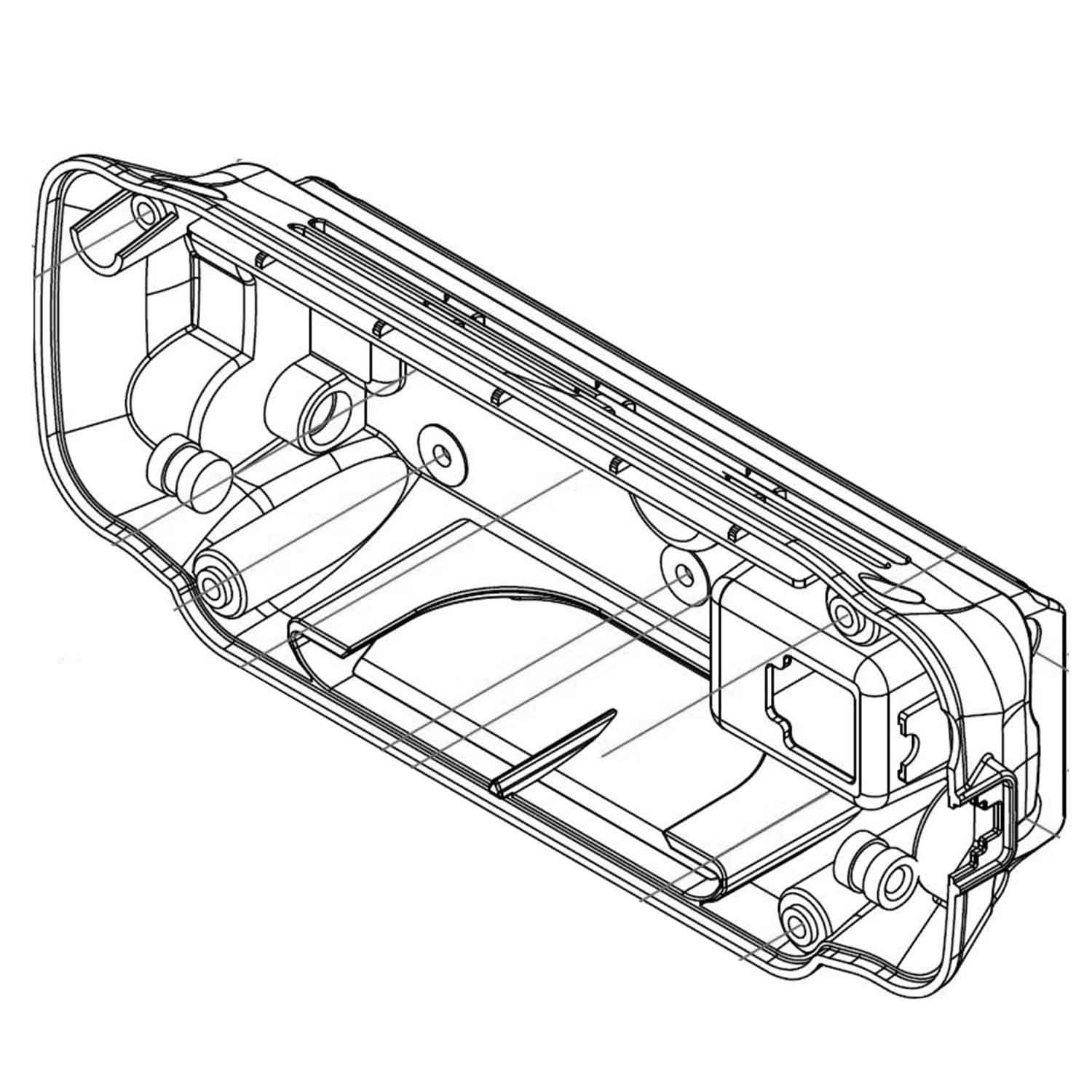 YAESU RA6438800 Rear Panel FTM-500