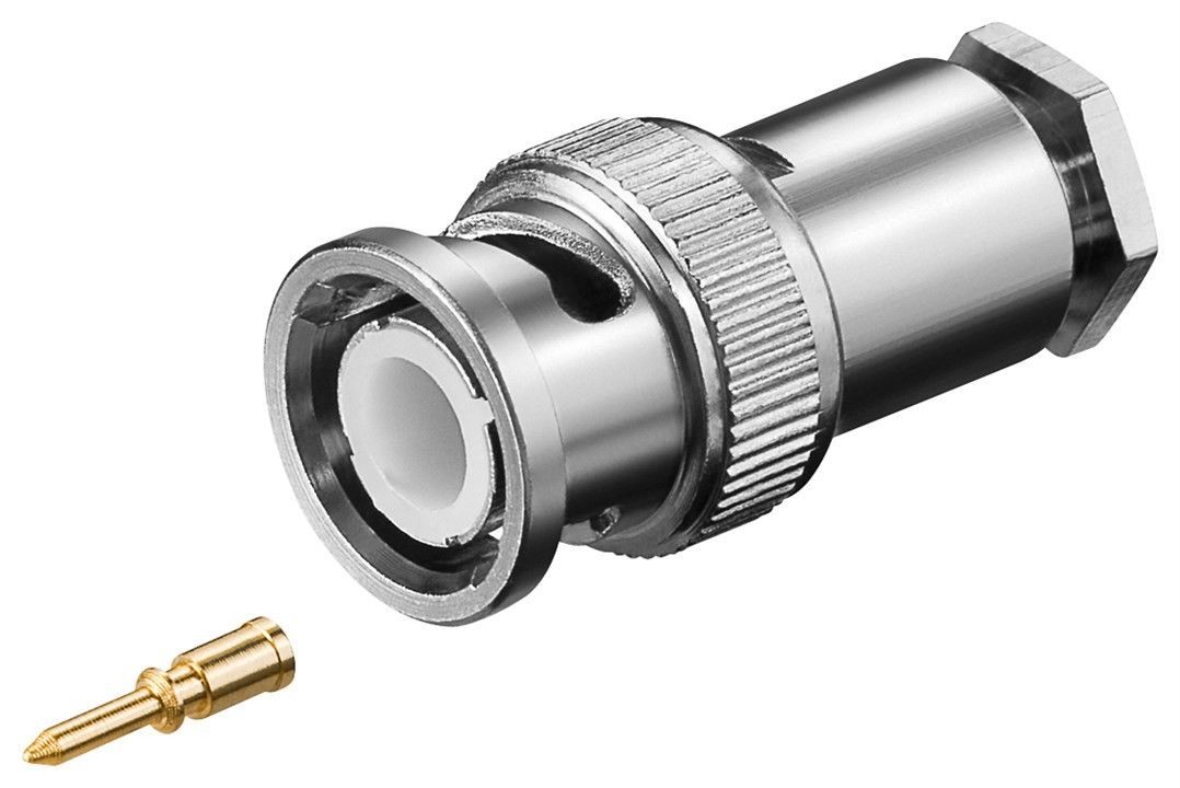 BNC-Stecker für 5 mm Koaxialkabel